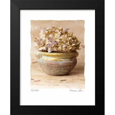 Solo Act Black Modern Wood Framed Art Print by Love, Maureen