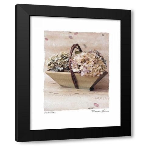Act Two Black Modern Wood Framed Art Print by Love, Maureen
