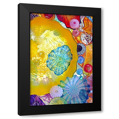 Warmth of the Sun Black Modern Wood Framed Art Print with Double Matting by Love, Maureen