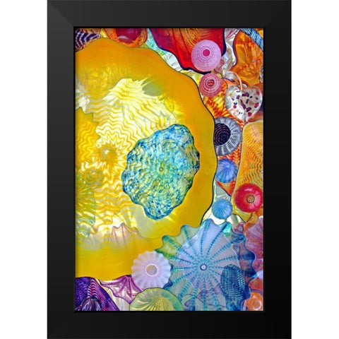 Warmth of the Sun Black Modern Wood Framed Art Print by Love, Maureen