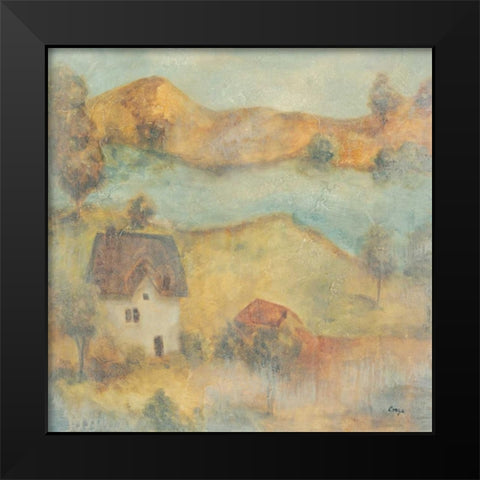 Herb de Provence II Black Modern Wood Framed Art Print by Linza, Loretta