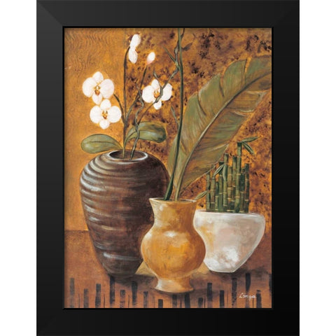 Travel Story II Black Modern Wood Framed Art Print by Linza, Loretta