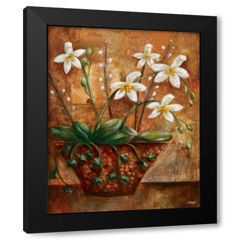 Copper Vessel I Black Modern Wood Framed Art Print by Linza, Loretta