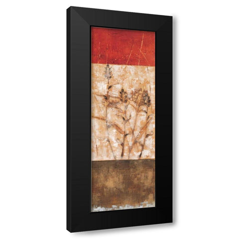 Fresco I Black Modern Wood Framed Art Print with Double Matting by Linza, Loretta