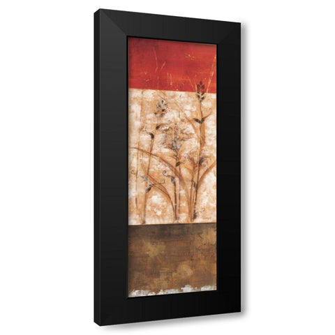 Fresco II Black Modern Wood Framed Art Print with Double Matting by Linza, Loretta