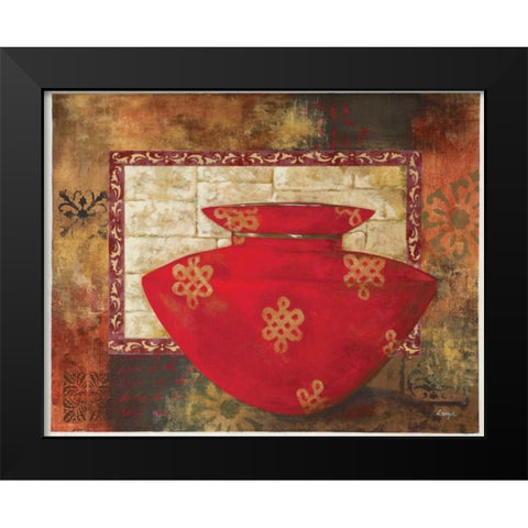 Eastern Wares II Black Modern Wood Framed Art Print by Linza, Loretta