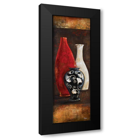 Eastern Bazaar I Black Modern Wood Framed Art Print with Double Matting by Linza, Loretta