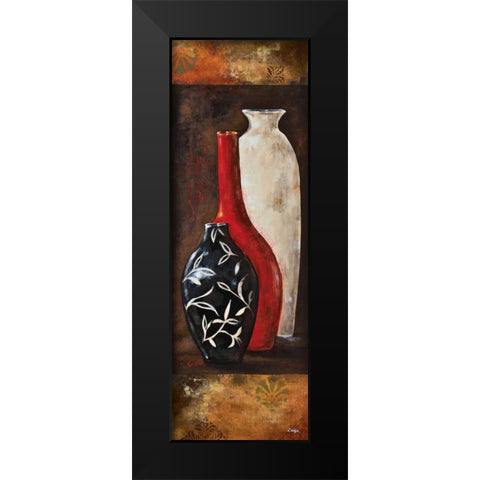 Eastern Bazaar II Black Modern Wood Framed Art Print by Linza, Loretta