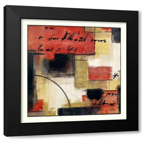 Royal Phase I Black Modern Wood Framed Art Print with Double Matting by Marque, Lucia