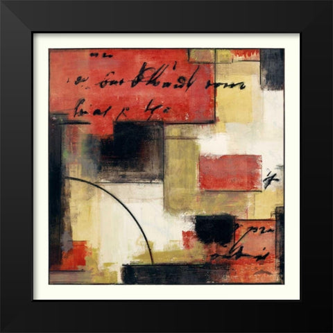 Royal Phase I Black Modern Wood Framed Art Print by Marque, Lucia