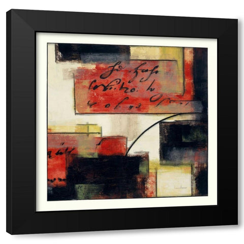 Royal Phase II Black Modern Wood Framed Art Print with Double Matting by Marque, Lucia