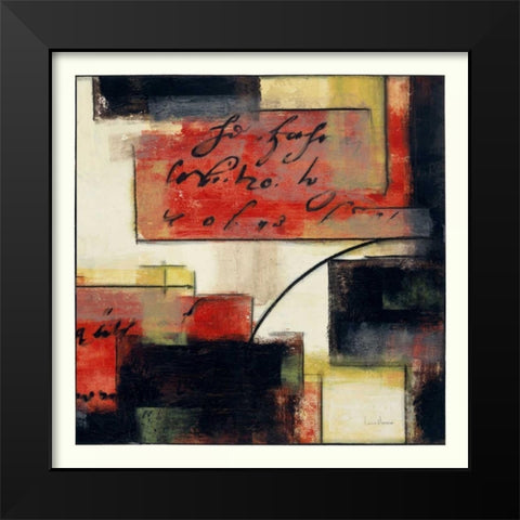 Royal Phase II Black Modern Wood Framed Art Print by Marque, Lucia