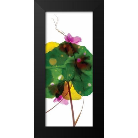 Leopard Leaf Black Modern Wood Framed Art Print by McLemore, Julia
