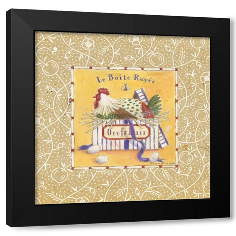 Le Boite Rayee Black Modern Wood Framed Art Print with Double Matting by McCollum, Sudi