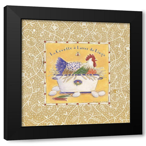 La Cuvette Black Modern Wood Framed Art Print with Double Matting by McCollum, Sudi