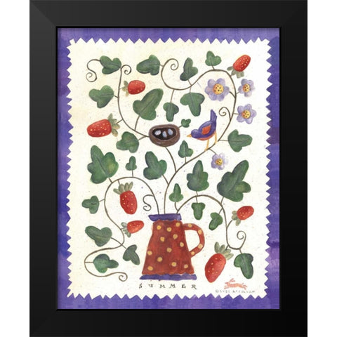 Four Seasons III Black Modern Wood Framed Art Print by McCollum, Sudi
