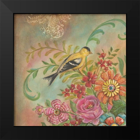 Splendid Botanical I Black Modern Wood Framed Art Print by McRostie, Kate