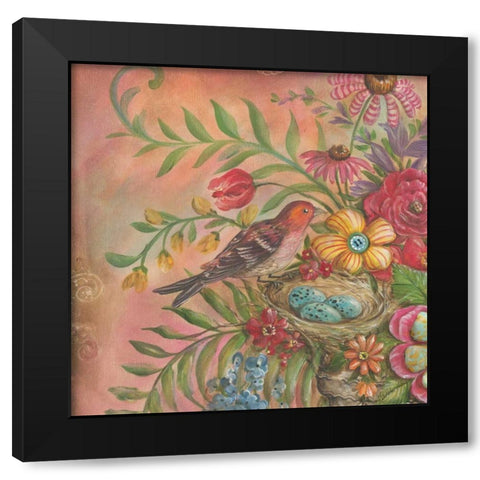 Splendid Botanical III Black Modern Wood Framed Art Print with Double Matting by McRostie, Kate