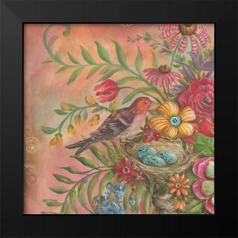 Splendid Botanical III Black Modern Wood Framed Art Print by McRostie, Kate