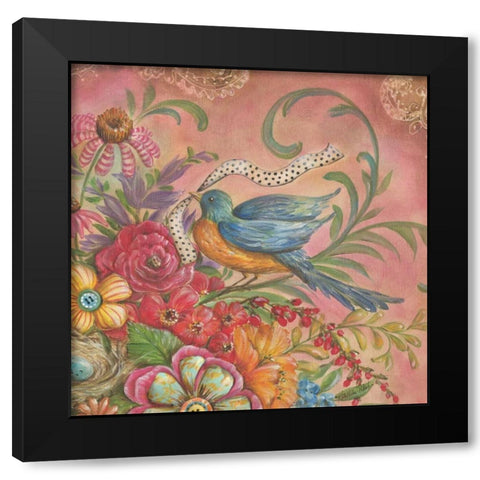 Splendid Botanical IV Black Modern Wood Framed Art Print with Double Matting by McRostie, Kate