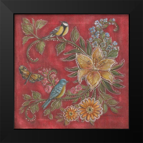 Garden Menagerie I Black Modern Wood Framed Art Print by McRostie, Kate