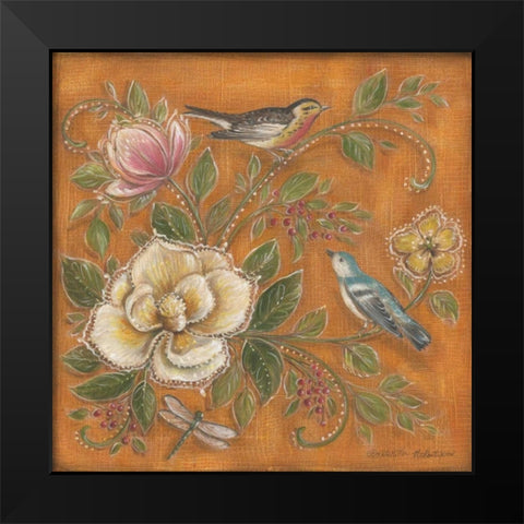 Garden Menagerie II Black Modern Wood Framed Art Print by McRostie, Kate