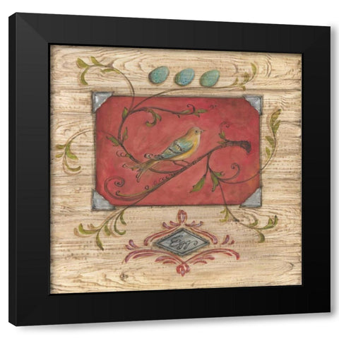 Bird Watcher II Black Modern Wood Framed Art Print with Double Matting by McRostie, Kate