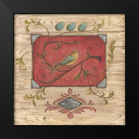 Bird Watcher II Black Modern Wood Framed Art Print by McRostie, Kate