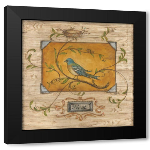 Bird Watcher IV Black Modern Wood Framed Art Print with Double Matting by McRostie, Kate