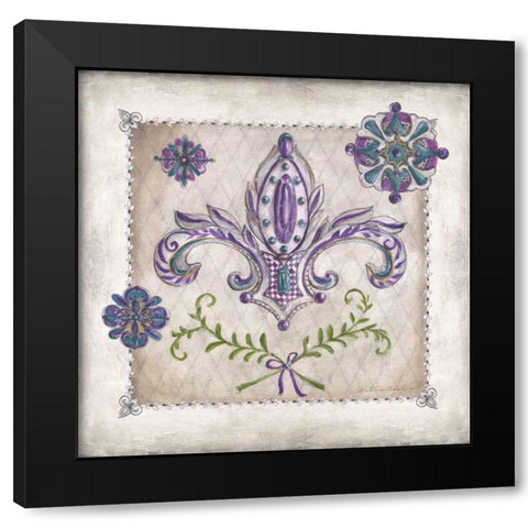 Royal Crown I Black Modern Wood Framed Art Print by McRostie, Kate