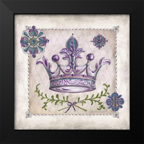 Royal Crown II Black Modern Wood Framed Art Print by McRostie, Kate