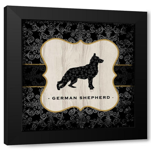 Top Dog VI Black Modern Wood Framed Art Print by McRostie, Kate