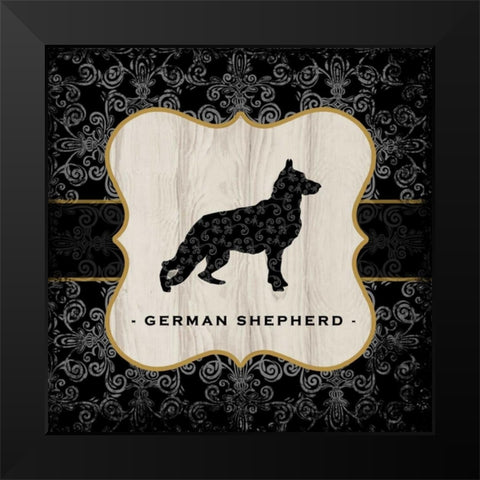 Top Dog VI Black Modern Wood Framed Art Print by McRostie, Kate