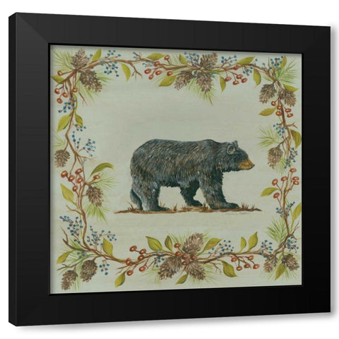Blue Aspen Woods I Black Modern Wood Framed Art Print by McRostie, Kate
