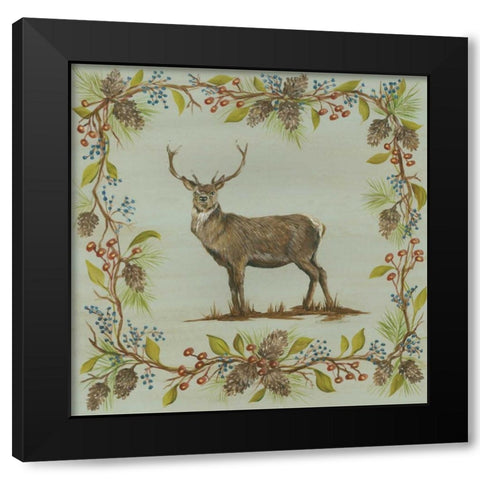 Blue Aspen Woods II Black Modern Wood Framed Art Print by McRostie, Kate