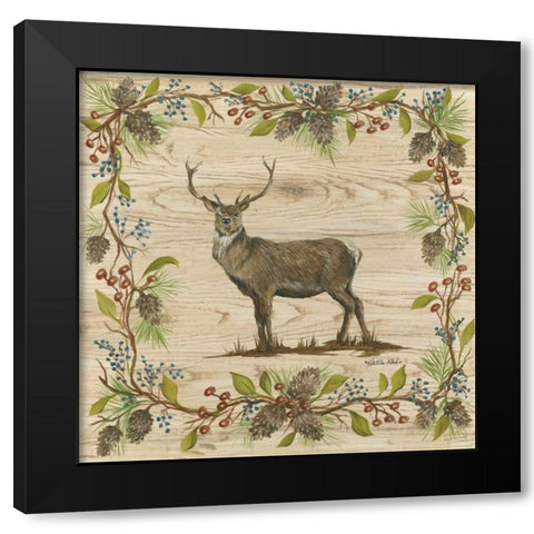 Aspen Woods II Black Modern Wood Framed Art Print with Double Matting by McRostie, Kate
