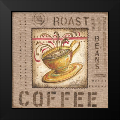 Cafe Valencia I Black Modern Wood Framed Art Print by McRostie, Kate
