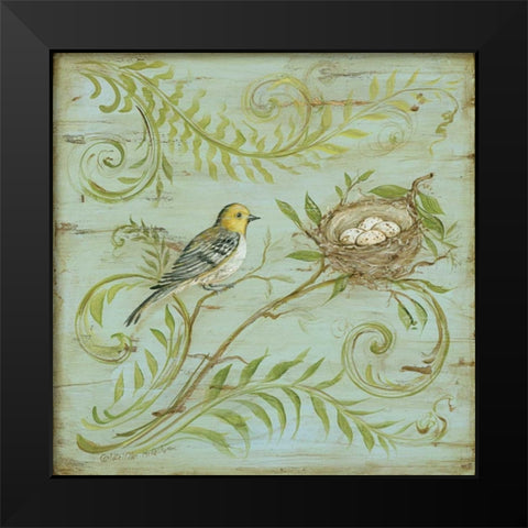 Natures Nest I Black Modern Wood Framed Art Print by McRostie, Kate