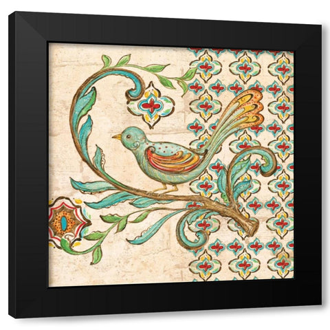 Treetop Bird II Black Modern Wood Framed Art Print with Double Matting by McRostie, Kate