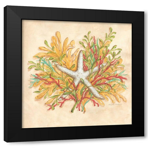 Coral Reef I Black Modern Wood Framed Art Print with Double Matting by McRostie, Kate