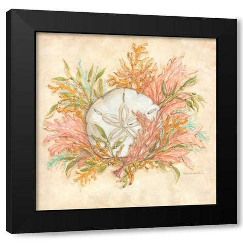 Coral Reef IV Black Modern Wood Framed Art Print with Double Matting by McRostie, Kate
