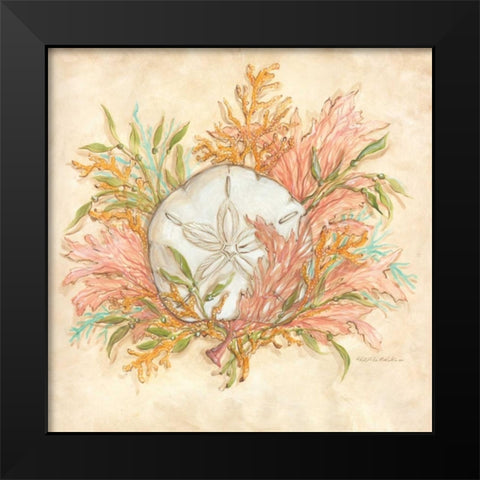 Coral Reef IV Black Modern Wood Framed Art Print by McRostie, Kate