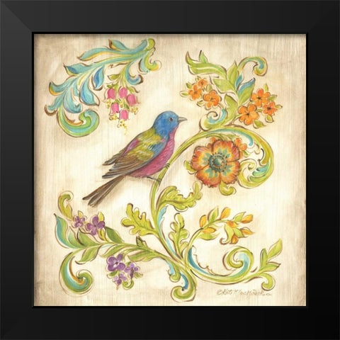 Madisons Garden III Black Modern Wood Framed Art Print by McRostie, Kate