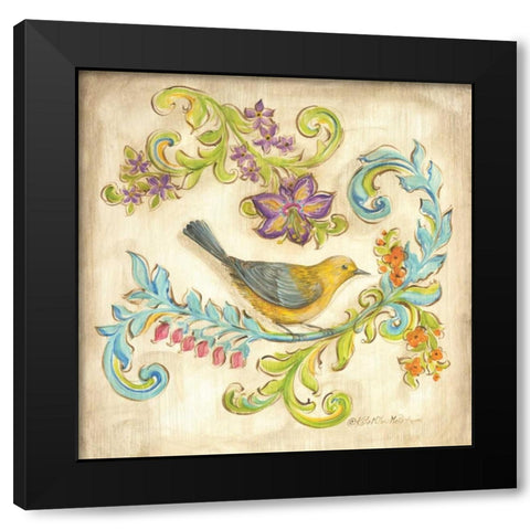 Madisons Garden IV Black Modern Wood Framed Art Print by McRostie, Kate