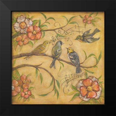 Whistlers Garden II Black Modern Wood Framed Art Print by McRostie, Kate