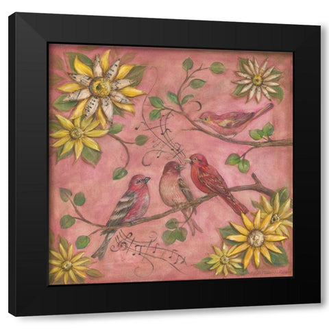 Whistlers Garden III Black Modern Wood Framed Art Print by McRostie, Kate