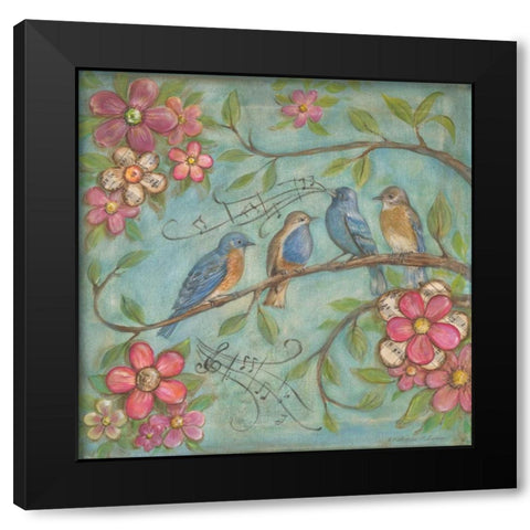 Whistlers Garden IV Black Modern Wood Framed Art Print by McRostie, Kate