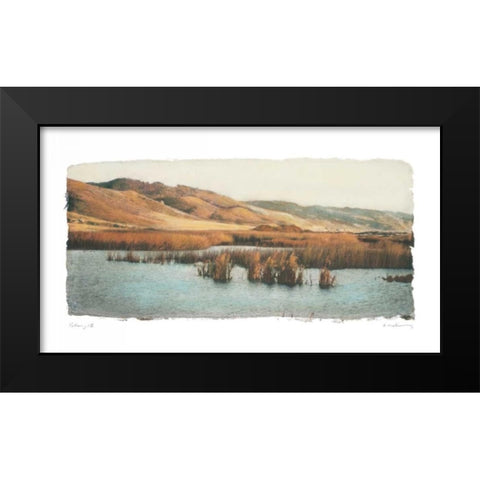 Estuary II Black Modern Wood Framed Art Print by Melious, Amy