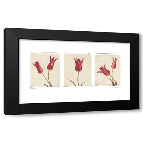 Sisters Black Modern Wood Framed Art Print with Double Matting by Melious, Amy