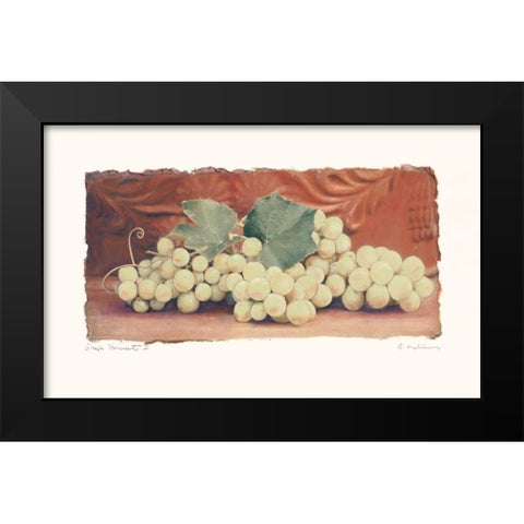 Grape Harvest II Black Modern Wood Framed Art Print by Melious, Amy
